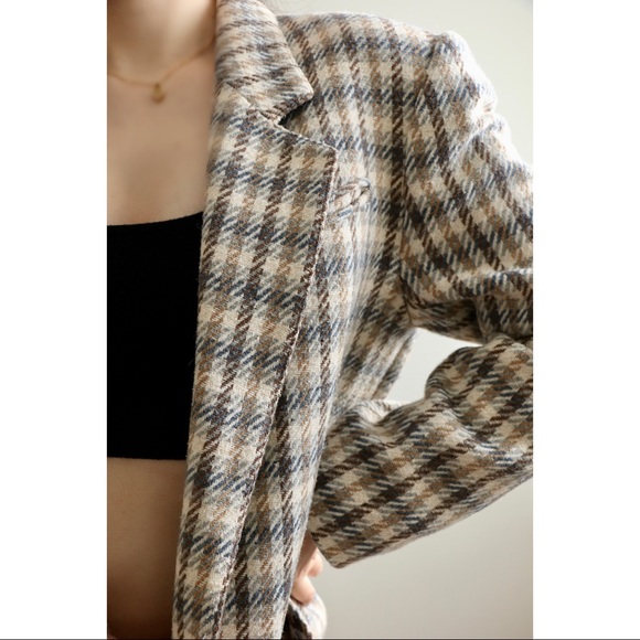 Vintage Houndstooth Blazer - Picture 3 of 12